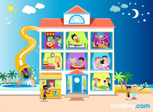 Booking.com Illustrator Portfoilio Illustration Artist